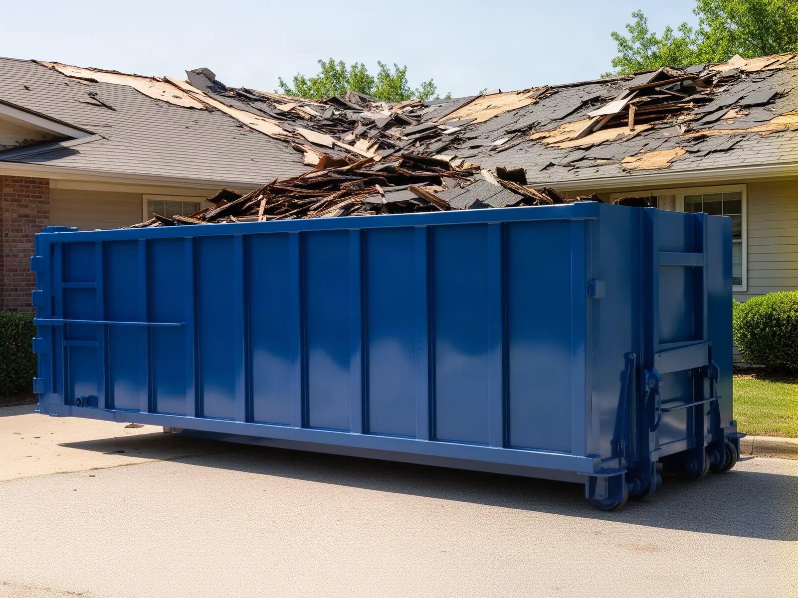 Roll-off dumpster from High Bridge Dumpster Rental in Fort Smith, AR